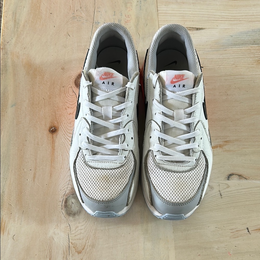 Nike Air White and Gray Athletic Shoes